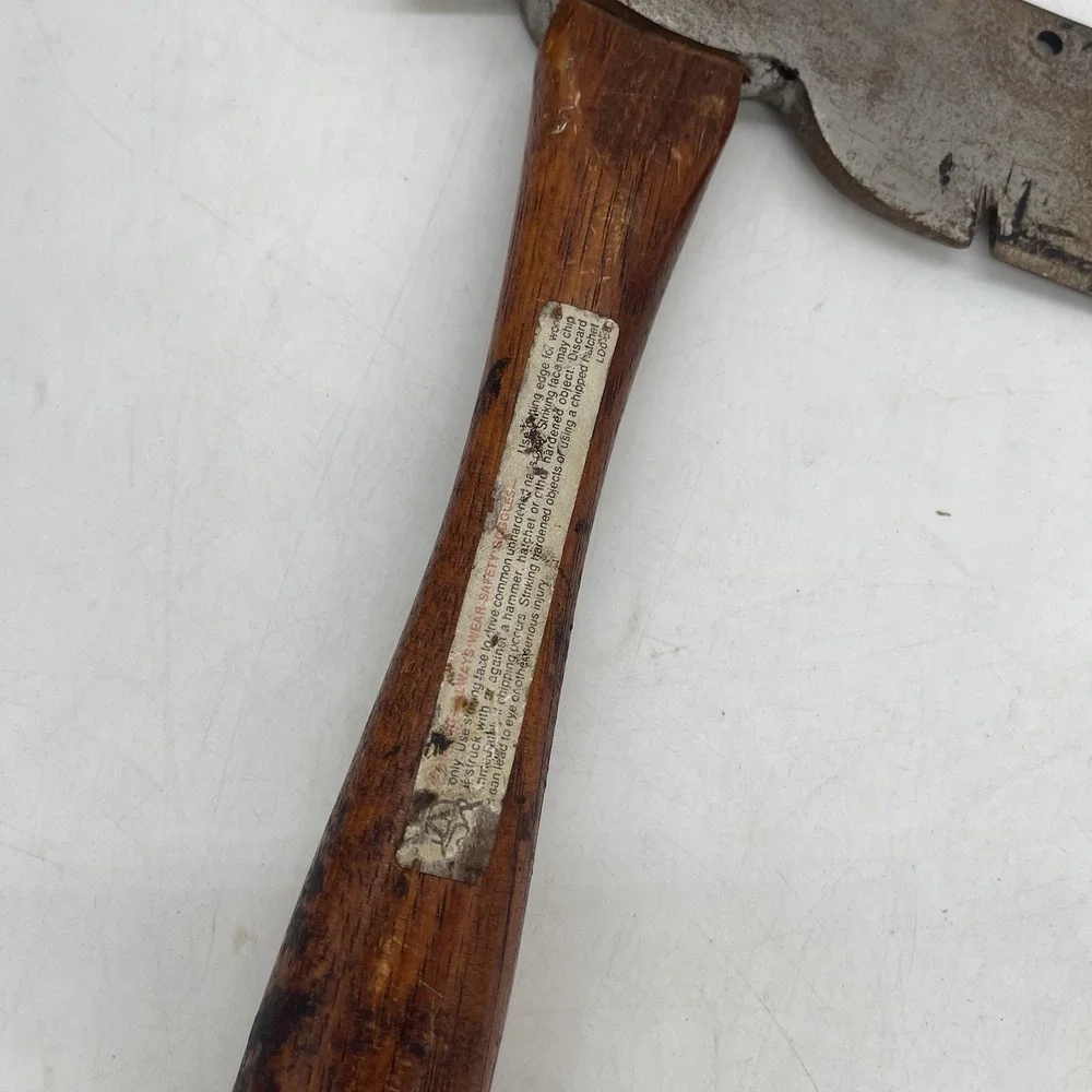 Craftsman Roofing Hammer Waffle Hatchet Vintage Tool Used
